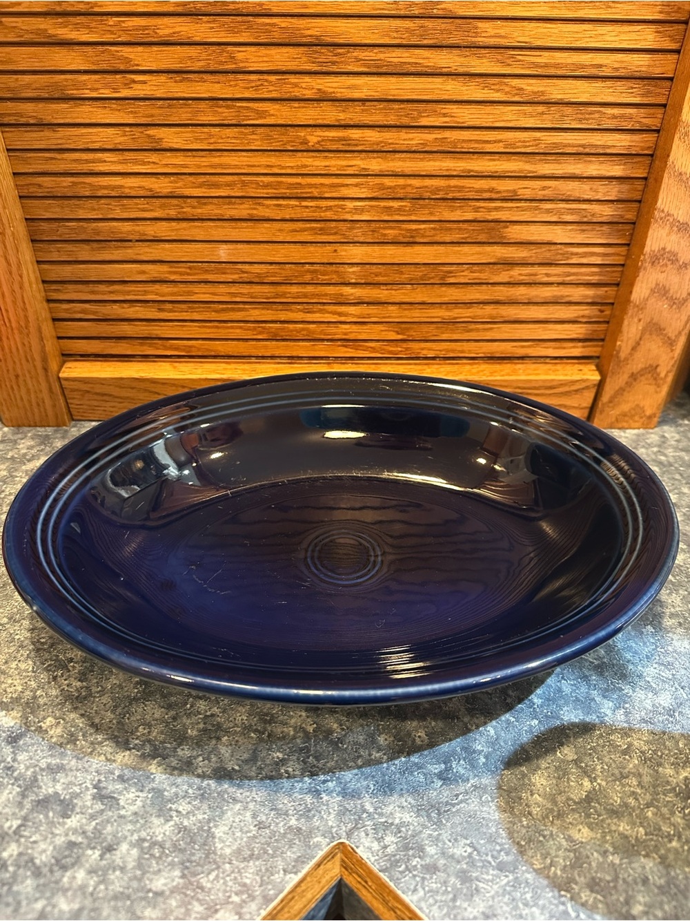 Cobalt Fiestaware Vegetable Dish